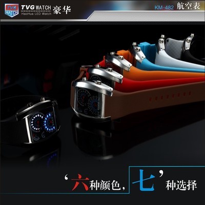 工廠批發塑料LED運動手表 優質價格，觸屏新體驗